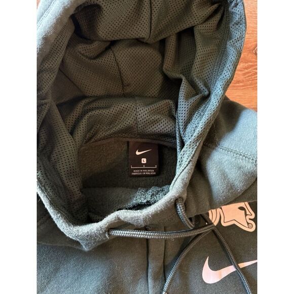Nike Mens Green Michigan State Pullover Hooded Sweatshirt Size Large - Picture 3 of 3